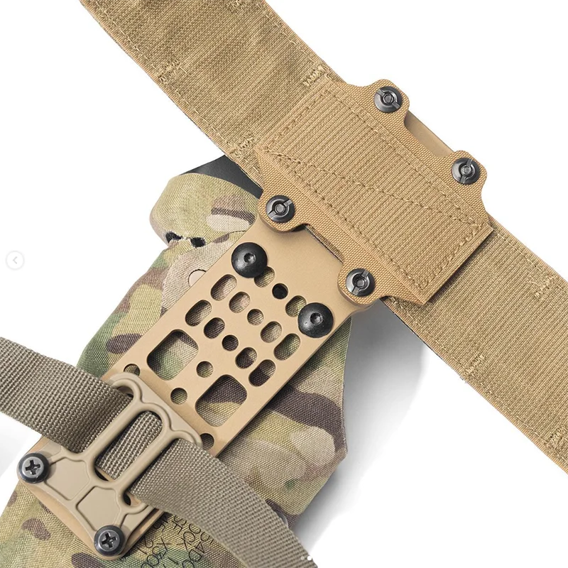 Tactical Leg Strap Sinking Plate Adhesive Bridge Plate