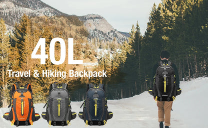 Waterproof 40L Travel & Hiking Backpack