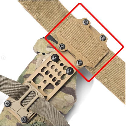 Tactical Leg Strap Sinking Plate Adhesive Bridge Plate